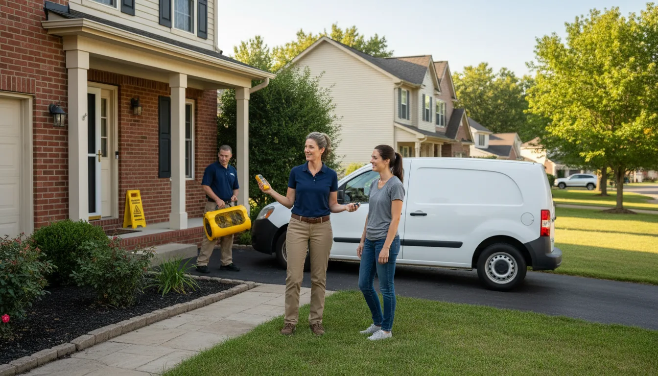 Water restoration image for Flood Water Cleanup, Removal And Restoration Services in Marshallville, OH